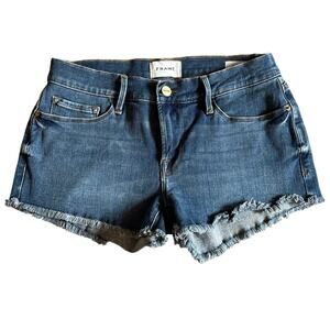 Women’s Frame Le Cutoff William Jean Denim Shorts Size 24